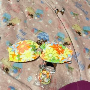 Wild Fable Floral Swim suit with tube top (COMES WITH STRAPS)